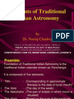 Elements of Traditional Indian Astronomy: Dr. Neeraj Chaubey