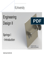 Engineering Design II: Springs I - Introduction