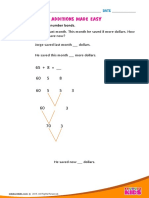 Additions made easy with number bonds