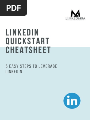 LinkedIn Quickstart Cheatsheet
