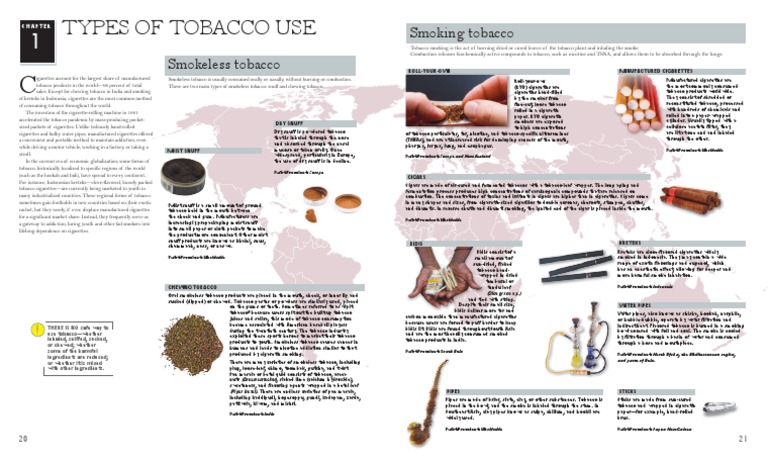 what are the different types of tobacco Types of Tobacco Products Explained | PDF | Tobacco Products