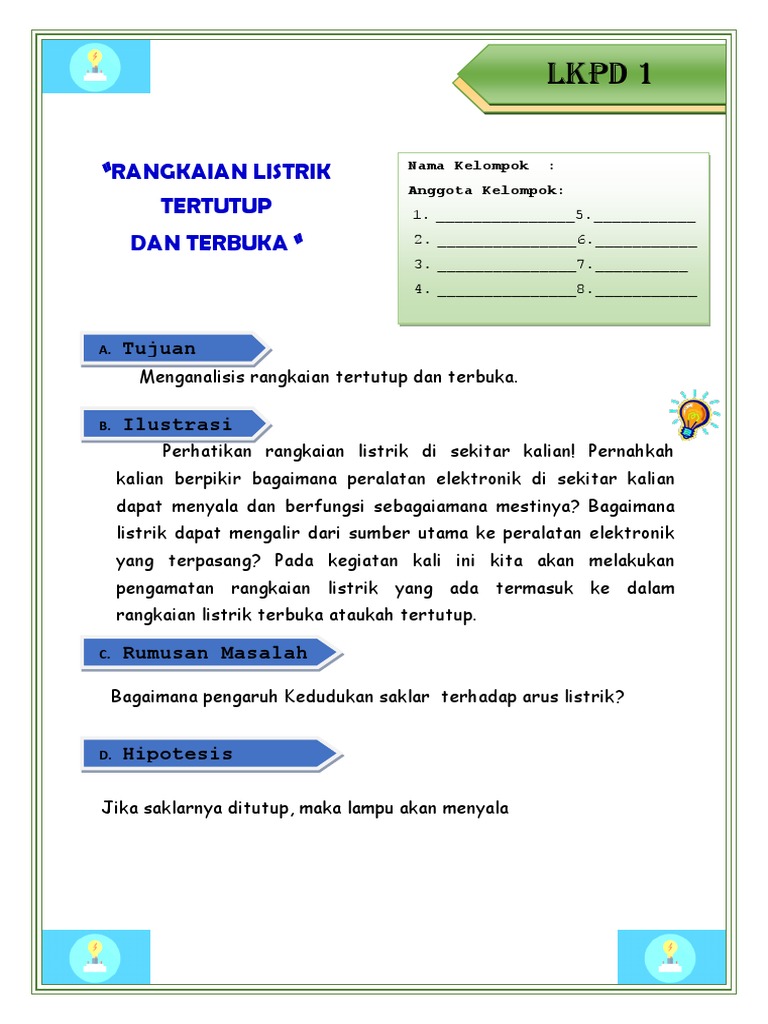 Ipa Muzakirlkpd Rangkaian Terbuka Dan Tertutup