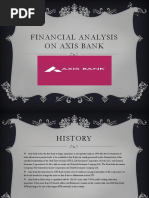 Financial Analysis On Axis Bank