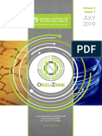 NIOH OccuZone Newsletter - Issue 1 Volume 1 July 2019