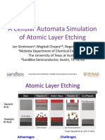 Atomic Layer Etching Cellular Automata Simulation