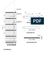 Width B Edge Bar (EFB-1) : Typ. Plan of Grating (LXB)