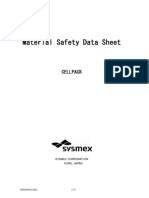Material Safety Data Sheet: Cellpack
