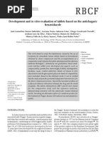 Development and in Vitro Evaluation of Tablets Based on the sic