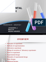 Experimental Research: Jayasoorya. J Mayakn Needhu Varghese