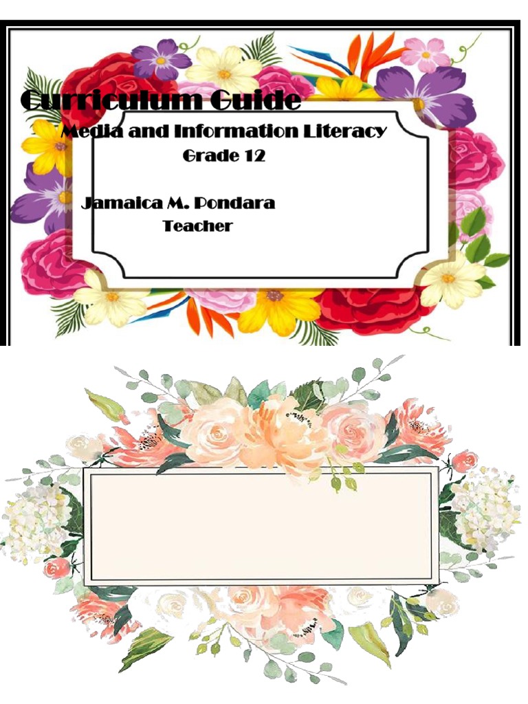 Grade 12 Media Literacy Curriculum Guide | PDF