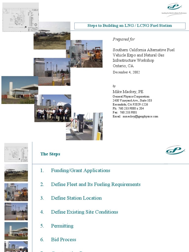 Building an LNG/LCNG Fuel Station Guide | PDF | Liquefied Natural Gas ...