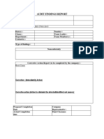 Contoh Form Audit Internal ISO 27001