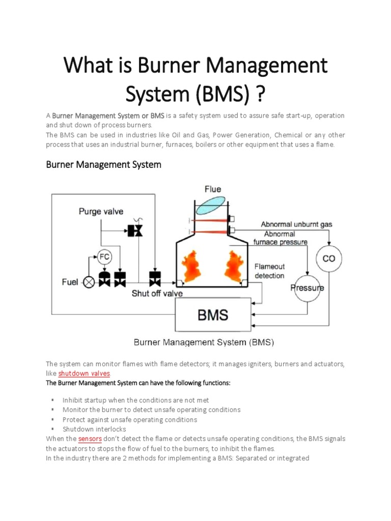 Burner Management System PDF Scada Engineering