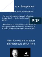 Core Competencies of Entrepreneurship