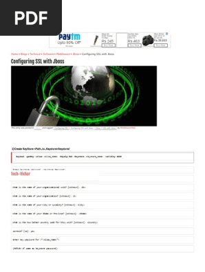 Configuring Ssl With Jboss Tech Vichar Transport Layer Images, Photos, Reviews
