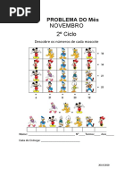 Problema do mês - Matemática - 2.º Ciclo
