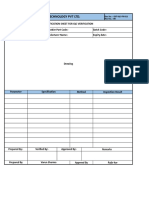 Osel Technology PVT LTD.: Doc No.:-OST-IQC-FR-011 Rev No.: - 00