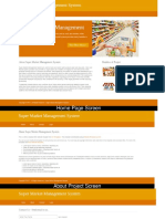 Python, Django and MySQL Project On Super Market Management System Screens