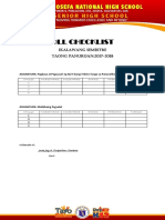 DLL Checklist