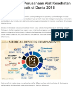 10 Perusahaan Alat Kesehatan