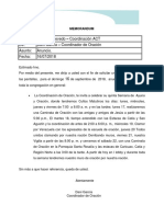 Anuncio Semana de Ayuno y Oración Coordinación de Oración