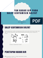 Penetapan Kadar Air Pada Salep Gentamisin Sulfat