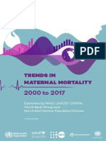 Trends in Maternal Mortality 2000 2017 PDF