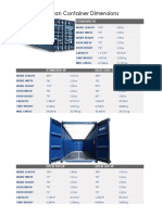 Ocean Container & Air Cargo Pallet Dimensions