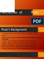 The Retraction of Rizal