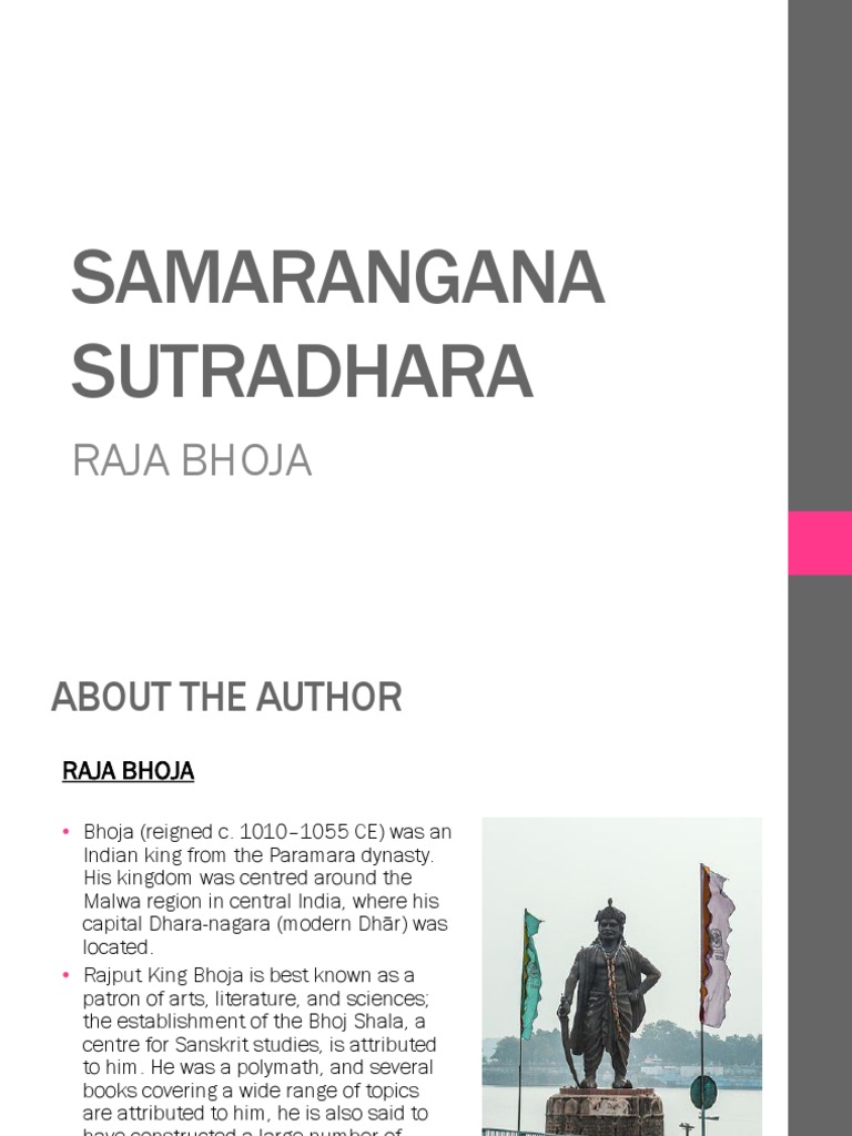 Raja Bhoja's Samarangana Sutradhara | PDF | Social Science | Art
