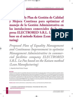 Propuesta de Plan de SGC y Mejora Continua