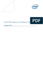 Intel® MPI Library For Windows OS: Developer Guide