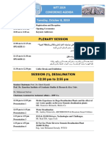 Tuesday, October 8, 2019: WTT 2019 Conference Agenda