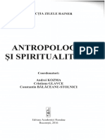 Antropologie Si Spiritualitate