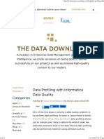 Data Profiling With Informatica Data Quality