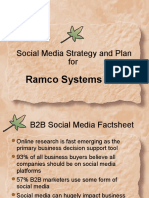 Social Media Strategy and Plan For