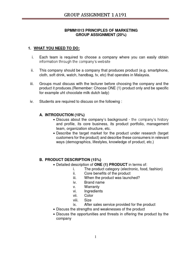 Marketing Management Group Assignment | PDF | Marketing | Economies