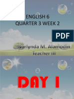 English 6 q3 w2 - Day 1