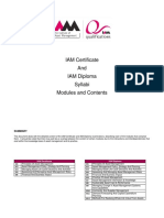 IAM Qualifications Syllabi Ver 2.0
