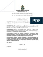 Ley General de la Administración Pública de Honduras
