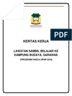 Kertas Kerja Kampung Budaya Tahun 6