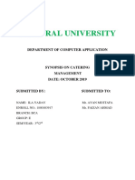 Integral University: Department of Computer Application