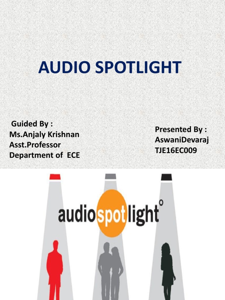 Audio Spotlight Technology Overview | PDF | Sound | Amplifier