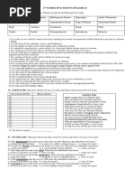 2nd Summative Test in English 10