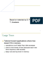 B-Trees: Based On Materials by D. Frey and T. Anastasio