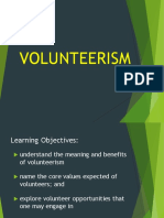 11 Volunteerism