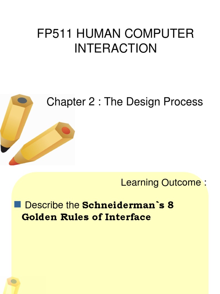 8 Golden Rules of Interface Design | PDF | User Interface | Feedback