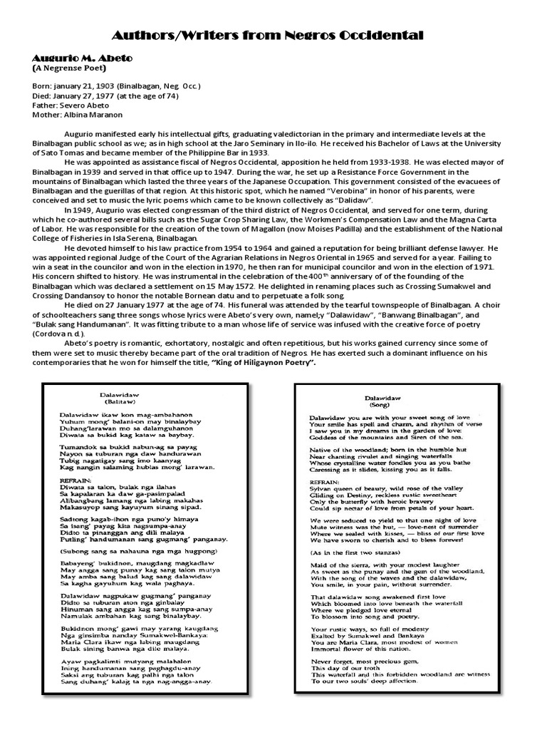 Authors Writers From Neg Occ Pdf