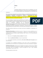 Terminos Basicos de Estadistica