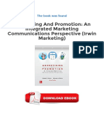 Integrated Marketing Communication Perspective Irwin